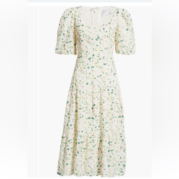 Adelyn Rae Felicia Eyelet Midi Dress in size S. New with tags. - Picture 4 of 13